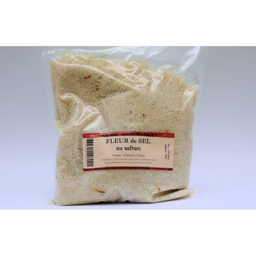 Fleur De Sel De Gu Rande Igp Au Safran Mesz Pices Achat Recettes