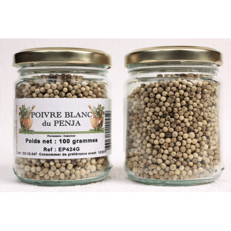 Moulin : poivre blanc de Penja - Achat, utilisation, recettes