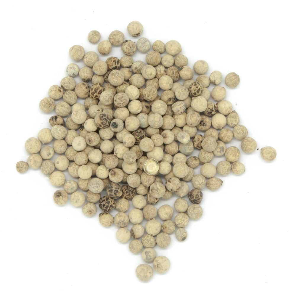 Poivre blanc en grains - grains entiers - 100 g