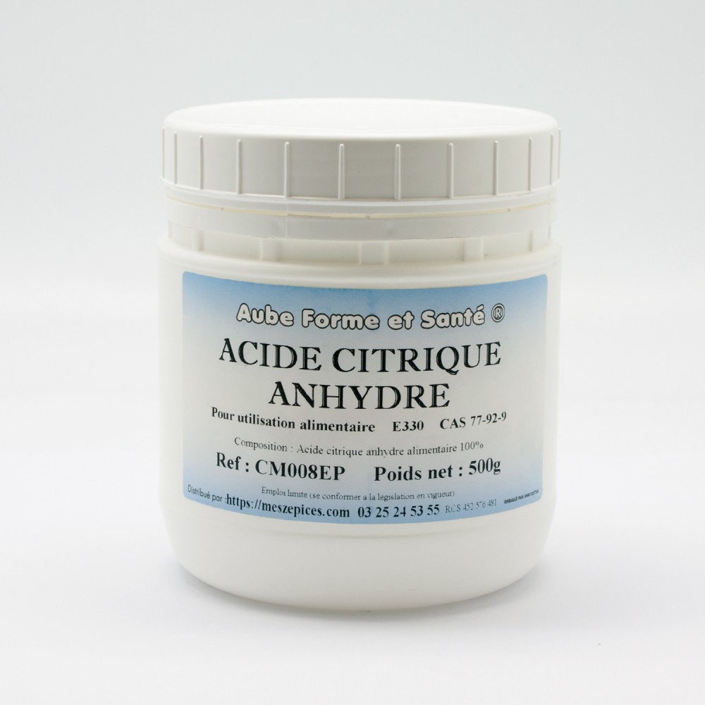Acide Citrique Poudre Alimentaire 100% Naturel - Additif