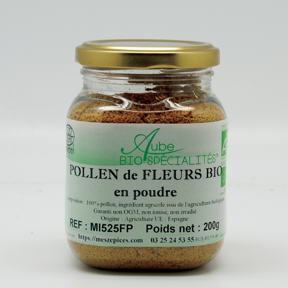 Pollen frais de mille fleurs bio - Pollenergie - Phytonut
