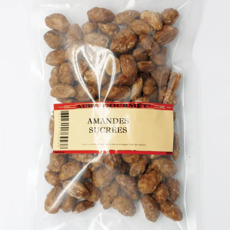 Amandes sucrées caramélisées