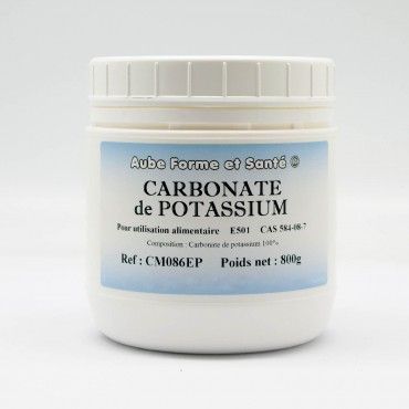 Carbonate de potassium E501(i)