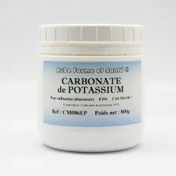 Carbonate de potassium E501(i) - MesZépices - Achat, utilisations