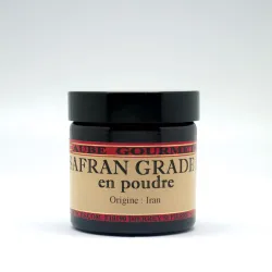 Safran en poudre - grade 1 - MesZépices - Achat, utilisation et recettes