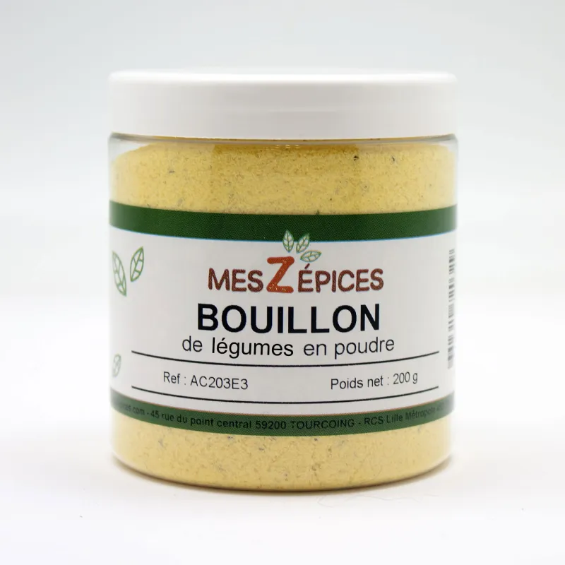 Bouillon de légumes en poudre - Achat, utilisation et recettes