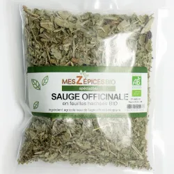 Sauge officinale en feuilles hachées BIO