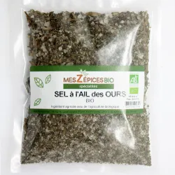 Sel à l'ail des ours BIO - MesZépices - Achat, utilisations, recettes
