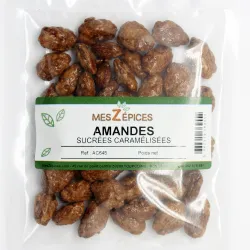 Amandes sucrées caramélisées