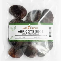 Abricots secs bruns naturels