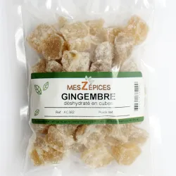 Gingembre déshydraté en cubes