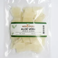 Aloe vera séché en lamelles