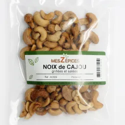 Noix de cajou grillées et salées - MesZépices - Achat, utilisation