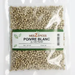 Poivre blanc du Vietnam - MesZépices - Achat, utilisation et recettes