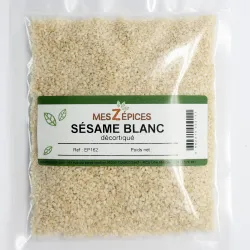 Sésame blanc décortiqué - MesZépices - Achat, utilisation et recettes
