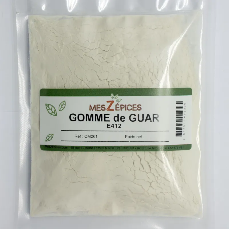 Gomme de guar E412 - MesZépices - Achat, utilisations, recettes