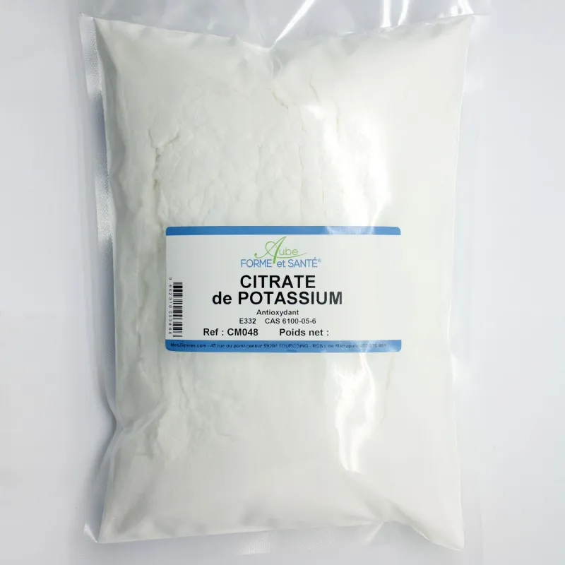 Citrate de potassium E332