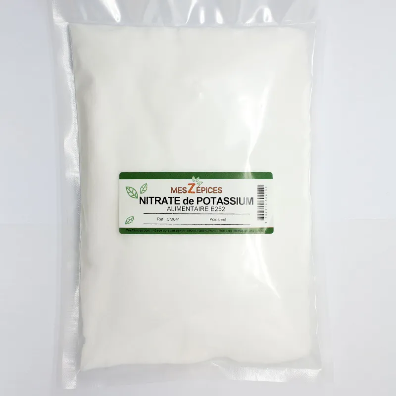 Nitrate de potassium E252 (Salpêtre) MesZépices - Achat, vente, utilisations