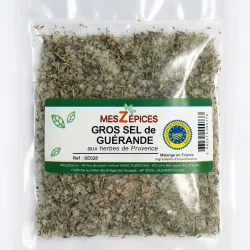 Gros sel de Guérande aux herbes de Provence | MesZépices