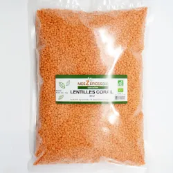 Lentilles corail BIO